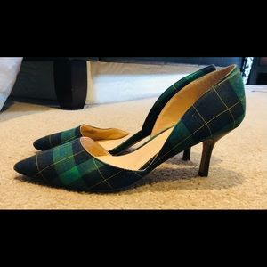 Women’s plaid heels